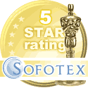 Sofotex 5 stars award