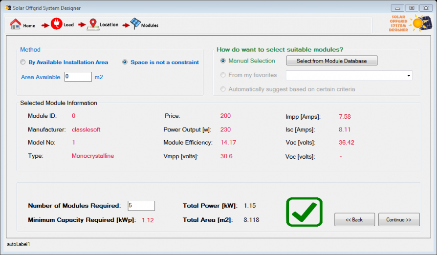 Solar Off-grid System Designer screenshot 4