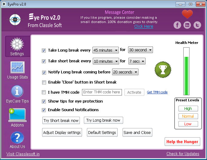 EyePro 2.0 ScreenShot